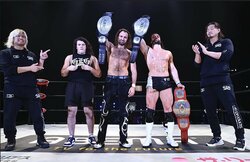 NOAHの主要ヘビー級王座はすべてGLGが手中に？ 「いまもこのリングの舵を取っている」ジェイク・リー、3・31のGHCヘビー奪還に自信