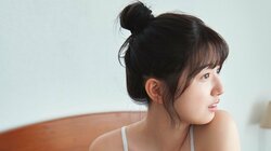 乃木坂46五百城茉央1st写真集からランジェリーカット解禁 お団子ヘアに美くびれも