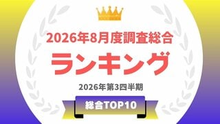 「タレントパワーランキング」2026年8月度調査（第3四半期）の総合トップ10を発表…サンドウィッチマン、堺雅人、大谷翔平らがランクイン