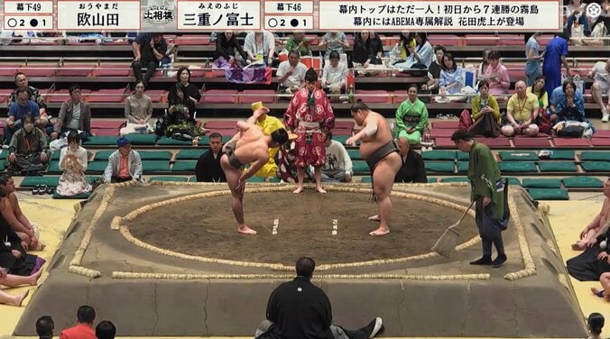 “細マッチョ”力士、腕一本で172キロをぶん投げた！ 目を疑う光景に館内ざわめき「凄い！」「やば」ファンも語彙失う 6枚目