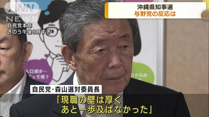 【情報まとめ】沖縄県知事選 新人・古謝玄太さん(42)が初当選「沖縄を前に進めていきたい」　“辺野古容認派” 12年ぶりの保守系知事誕生　【県知事選、12年間の振り返り】