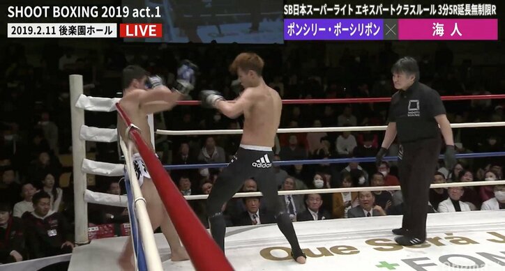 「しょっぱい試合」シュートボクシングの若きエース・海人、今年初陣で“強豪ムエタイ戦士”に完勝も反省しきり