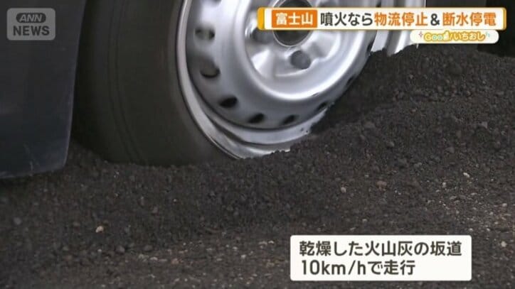 坂道で前に進めなくなった車