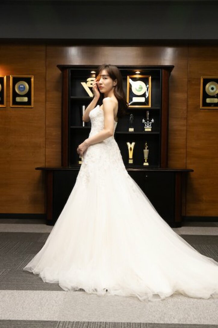 田中みな実、『M 愛すべき人がいて』第4話で狂気のウエディングドレス姿を披露!眼帯の秘密も明らかに!?