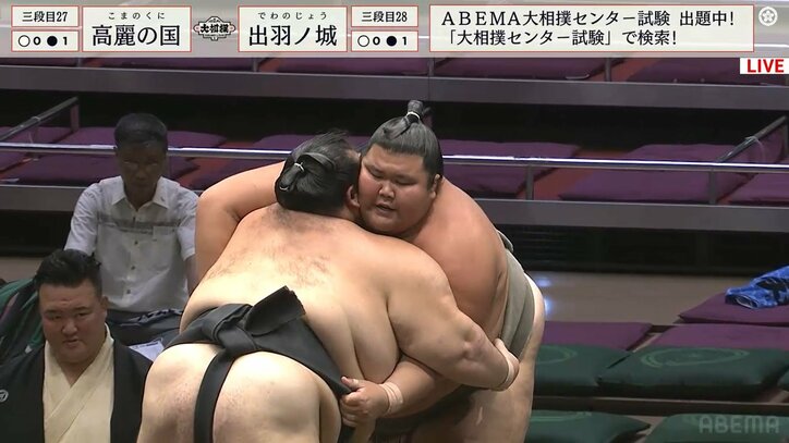 「土俵が小さく見える」総重量468.9キロ！両力士が体重200キロオーバー“動く山”対決が実現 重さと重さがぶつかる四つ相撲