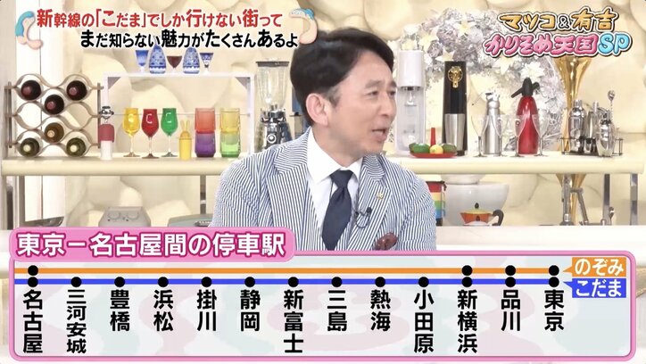 【写真・画像】マツコ＆有吉、オススメする新幹線の停車駅を明かす「すごく良い」　2枚目