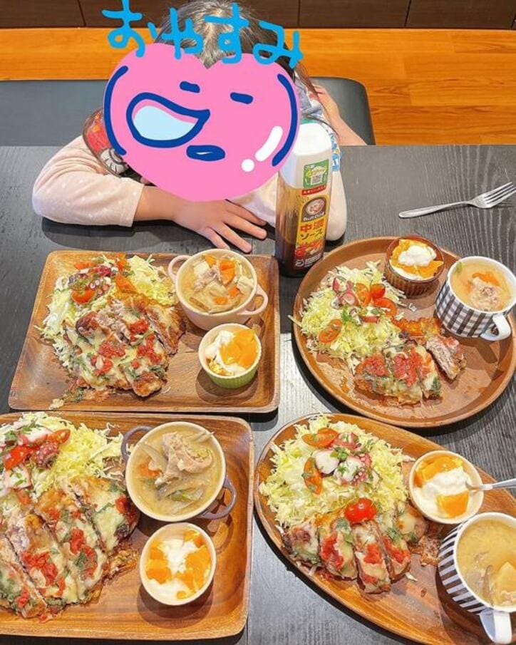  みきママ、大学入試が始まった長男が完食した料理「受験に勝つ！の梅しそチーズトンカツ」 