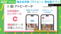 【映像】アトピー特化型アプリ “悩み”を共有するメリット