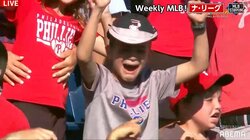 サヨナラ本塁打に号泣して喜んだ少年 憧れの選手とご対面、実況席にご招待のメジャー流“フルコース”