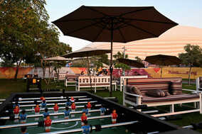 【W杯】“砂漠の国”を感じさせないカタール大会　報道陣の気力を補給する開放的な休憩スペース