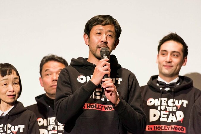 「”お約束”やおなじみのセリフも出てくるので楽しんで」『カメラを止めるな！スピンオフ『ハリウッド大作戦！』試写会 3枚目