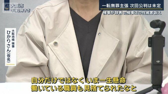 大阪地検検事　ひかりさん（仮名）