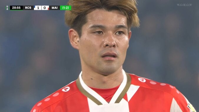 【写真・画像】「カイシュー・サノ！」現地実況も虜にした衝撃ミドル…佐野海舟が「ワンダフルゴール！」サポーターは総立ちで熱狂　1枚目