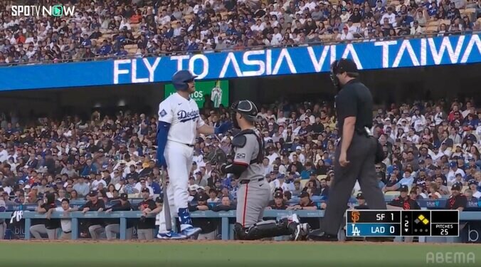 徐々に審判に詰め寄り