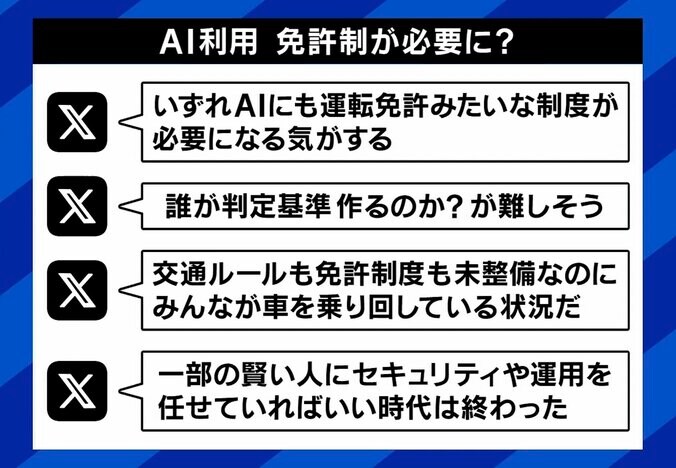 将来的に「免許制」が必要となる？