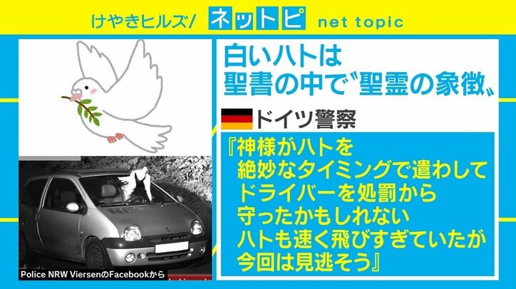 ドイツ警察がFacebookに投稿した“奇跡の1枚”が話題に 「証拠不十分」で罰免れる