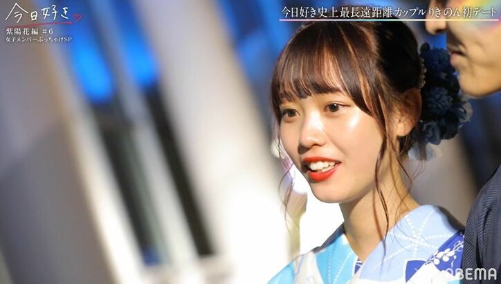 マジ大好きだから…『今日好き』史上最長遠距離カップル、のん＆りきが初デート！指輪交換に「結婚みたい」