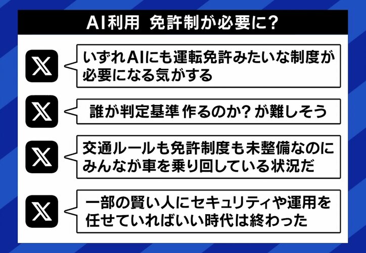 将来的に「免許制」が必要となる？
