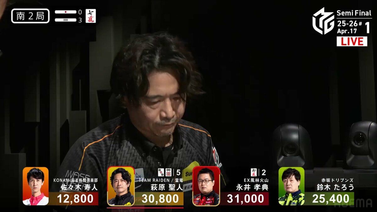 荒木十畝　稲叢群雀 真剣勝負の中で思わず出た“アカギボイス”にファン興奮 萩原聖人、渾身