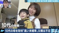 15歳で母親に シングルマザーの苦悩と葛藤は?