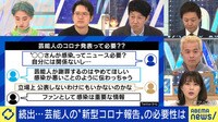 「こんなにPCR検査してる人はいない」芸能人の"新型コロナ報告"の必要性は?