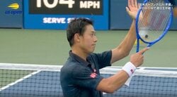 勝った！錦織圭、予選決勝進出決めた“絶妙”スライスサーブを解説も称賛「最後にとっておいたのかな」