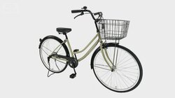 1万円で買えるママチャリ「Option-0」　荷台、鍵、ライトがないシンプル設計