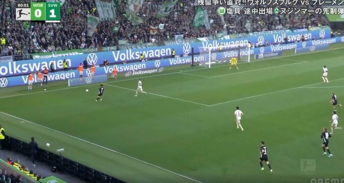 場内騒然！日本代表初招集の塩貝健人が「エグすぎる」信じられない“爆速ダッシュ”→パワードリブルで相手DF陣を強引突破「ギラギラ感いい」「とんでもない逸材」 5枚目