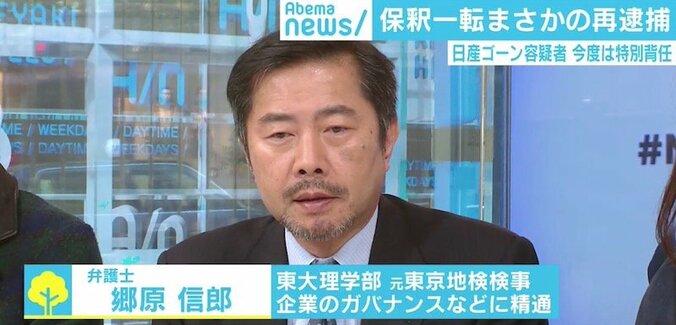 ゴーン容疑者再逮捕に元検察官「無理やり」、特別背任容疑の責任所在に疑問符も 2枚目