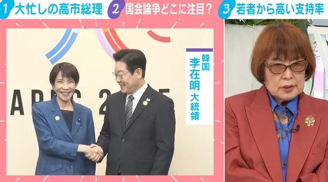 高市早苗総理、韓国の李在明大統領