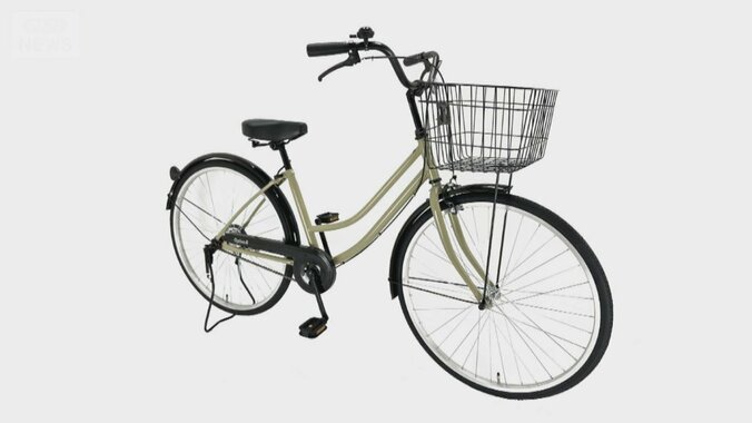 1万円で買えるママチャリ「Option-0」　荷台、鍵、ライトがないシンプル設計 1枚目