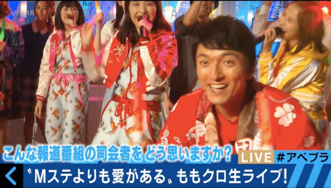 “ももクロ”生出演にテレ朝・小松靖アナ大興奮　「ドM」「やっかい」 1枚目