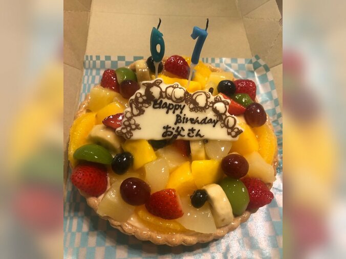 【画像】研さんが用意したというケーキ