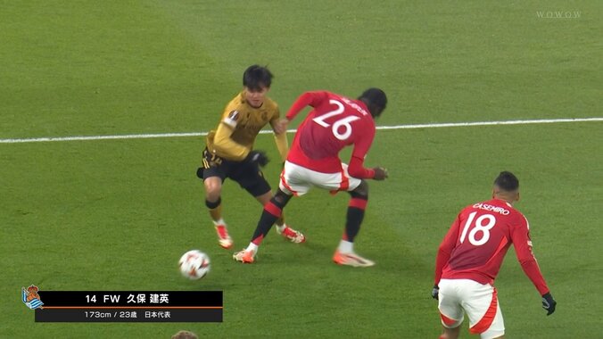 【映像】久保建英、絶品フェイント＆股抜き縦突破