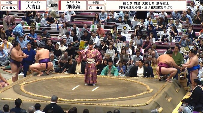 「あ、映ってる」「キレイな人が」親方の背後に“ひょっこり”気品漂う著名人の姿 「めっちゃ気になる」ファンざわめき 2枚目