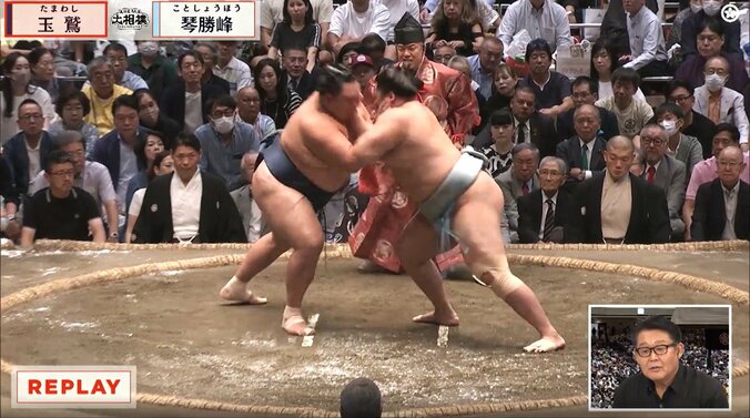 元関脇・北勝力の谷川親方の背後に鈴木宗男氏