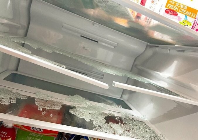 パンサー尾形の妻、自宅の冷蔵庫に起きた“事件”に衝撃「不思議です」 1枚目