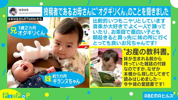 真剣な眼差しの先には…！１歳の息子の愛読書にびっくり 2枚目