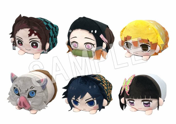 アニメ『鬼滅の刃』よりビッグサイズの”もちころクッション”登場！炭治郎・禰豆子など全6種