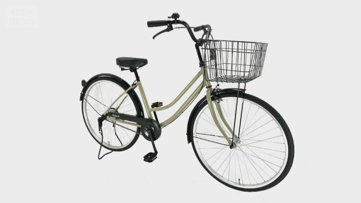 1万円で買えるママチャリ「Option-0」 荷台、鍵、ライトがないシンプル設計