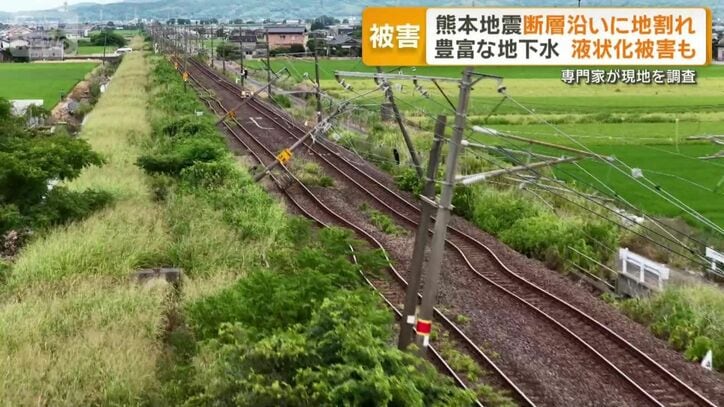 くねくねと曲がった線路