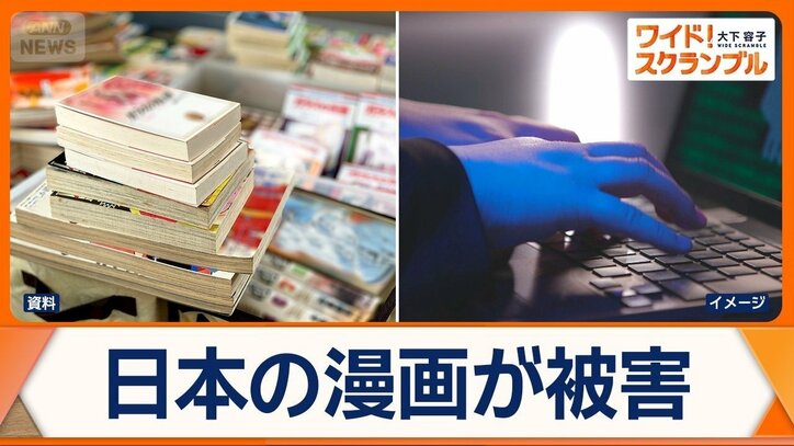 海賊版漫画サイト「タダ読み」被害額年間8兆5000億円…対策法は？摘発に多くの労力も