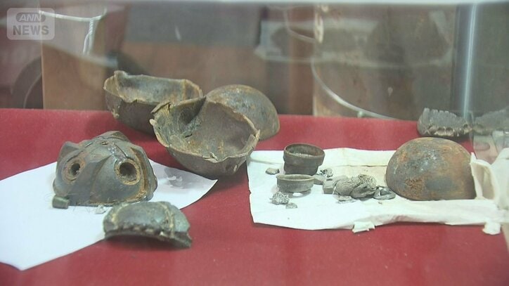 COPEビジターセンターに展示されている不発弾