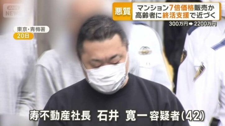 「寿不動産」社長・石井寛一容疑者（42）