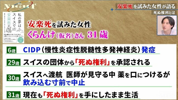 一度は安楽死を選択した31歳女性、家族と過ごした“最後の夜”を回顧 「ご飯はカップ麺」だった理由とは