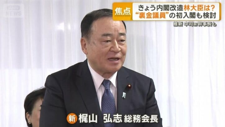 梶山弘志新総務会長