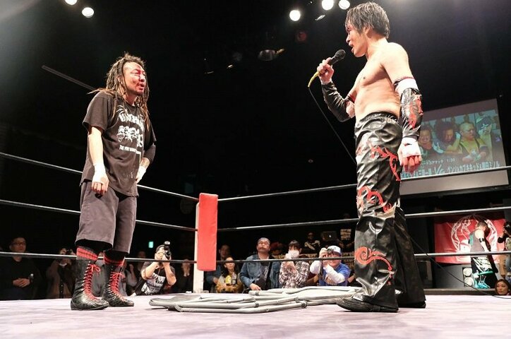 谷嵜なおき、ダブプロレス王座奪取!5.3BASARA後楽園で木高イサミとダブルタイトル戦へ!