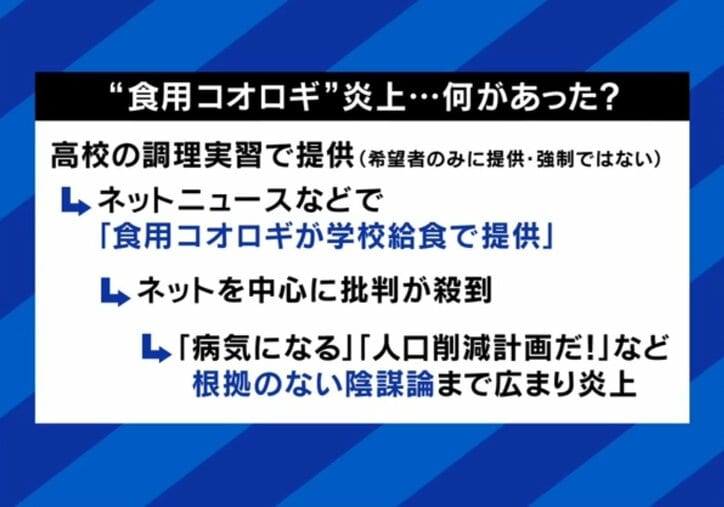 食用コオロギが炎上