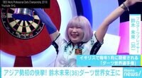 けやきヒルズ - ネットピ - アジア勢初の快挙!鈴木未来がダーツ世界女王に! 他 (19/01/15) | 動画視聴は【Abemaビデオ(AbemaTV)】