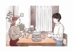 人気女性イラストレーター、マキ ヒロチ・進藤やす子・山科ティナが映画『食べる女』に共感！特別イラストを描きおろし